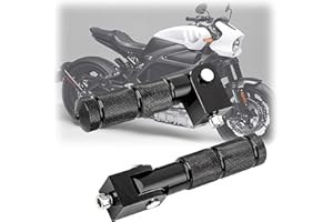 LETGOING M8 Reposapiés de motocicleta 2 piezas 90 ° Reposapiés plegable universal para motocicleta eléctrica delantera y trasera antideslizante para pedales de pasajero para motocicletas eléctricas de bolsillo