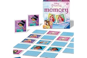 Ravensburger - Memory Mini Principesse Disney | Regalo Bimba 4 Anni Femmina | Gioco Bimba 4 Anni o Più | Memory Gioco per Bambini | Giochi Bambina 48 Tessere