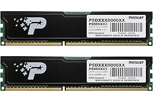 PATRIOT MEMORY Patriot Signature 16GB DDR3 1600 MHz Arbeitsspeicher Dual Module Kit (16 GB, 2 x 8 GB, DDR3, 1600 MHz, 240 - pin DIMM) PSD316G1600KH Mit Heatspreader