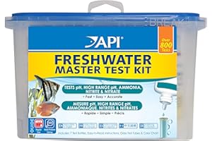 UPPERIZON API DE-34 Freshwater Master Test Kit 800-Test Water Master Test Kit for Freshwater Aquariums, One Size