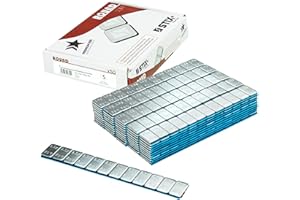Stix Pesos adhesivos de 30 g (12 x 2,5 g) Pestillo extra plano 2 mm de peso equilibrado llantas de aluminio