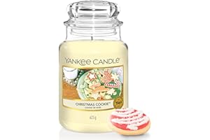 Yankee Candle Scented Candle | Christmas Cookie Large Jar Candle | Long Burning Candles: up to 150 Hours