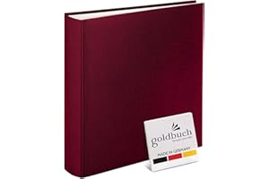 goldbuch 31807 album fotograficzny Summertime Trend, 30 x 31 cm, fotoksiążka ze 100 białymi stronami i przekładkami pergaminowymi, album fotograficzny z płótna, album pamiątkowy, jeżyna