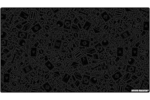 Doctor Frikistein Neoprene Play Mat | Tapete especializado para Juegos de Mesa, Dados y Cartas | 140 x 80 cm | Impermeable, Antideslizante y Enrollable (Gaming (Black))