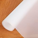 Drawer Liners, Hersvin 60cmx500cm Kitchen Shelf Liner EVA Non-Slip Non-Adhesive Waterproof Washable Cupboard Cabinet Liner Re