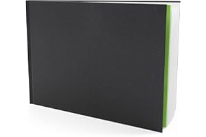 Artgecko Casebound Mixed Media Sketch Book A6 Landscape - 92 Pages 150gsm White Cartridge Paper