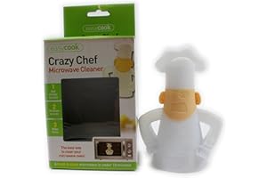 GIFTSBYNET Crazy Chef Microwave Cleaner Steam Cleaning Tool Eco Friendly