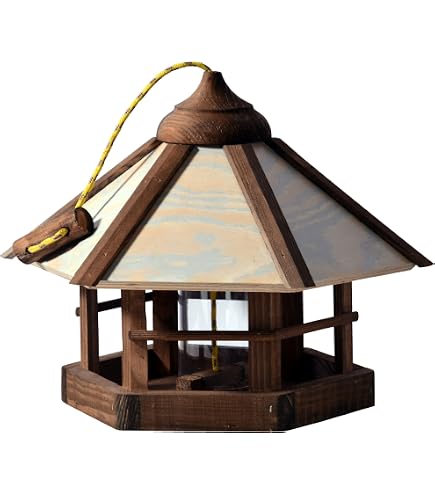Casa Uccellini Da Esterno Dobar 22368FSC - Casetta Per Uccelli Decorativa In Legno Di Abete, Certificata FSC, Per Bambini, Da Costruire E Dipingere Da Soli Con Pennello, Spugna E Stencil Casette Uccellini