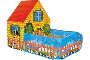 BINO & MERTENS Bino 82816 - Tienda de campaña con jardín (150 x 110 x 90 cm), Multicolor