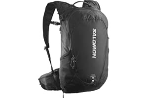 SALOMON Trailblazer 20 Unisex Hiking Backpack, Versatility, Easy to use, Comfort and lightweight, Martini Olive, Olive Night, Ebony