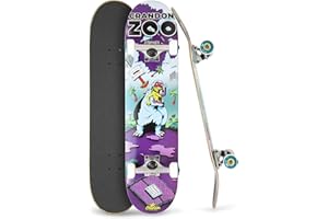 Crandon Skate Principiantes y Profesionales Skateboard Completo | Monopatínes | Patinetes | Madera Arce Canadiense 7 Capas. Disponible Tres Medidas 7,75 | 8 | 8,25 Pulgadas