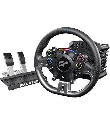家電 PlayStation VR & Racing Handle, Gear PXN V3 Pro Gaming Steering Wheel with Pedals, 180 Degree Racing