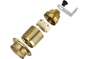 REV Oprawa E27, oprawa lampy z metalu, maks. 100 W, mosiądz