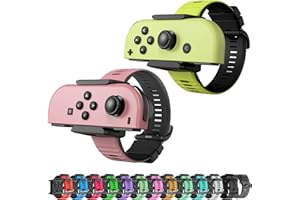 ZAONOOL Verbesserte Silikon Armbänder für Just Dance 2024 2023 2022 2021 2020 Switch