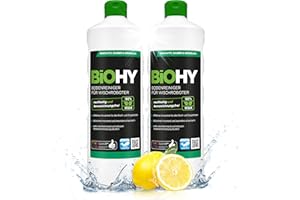 BiOHY Floor Cleaner for Wiping Robots (2 x 1l Bottle) | Concentrate for all wiping & suction robots with wet function | sustainable & ecological (Bodenreiniger für Wischroboter)