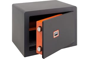 ARREGUI Plus C 180320 Coffre-fort à clé en acier facile d'utilisation | Coffre-fort de sécurité serrure à clé certifiée pour la maison et pour professionel | Armoire forte | 25 x 35 x 25 cm | 15L