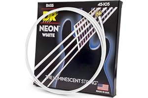 DR Strings - Cuerdas para bajo (4 unidades), color blanco