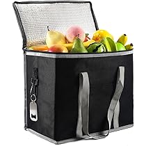 Sac Isotherme Pliable 30 Litres - Imperméable Et Isolant - Pour Pique-nique, Camping, Courses - Avec Poignées Et Couvercle