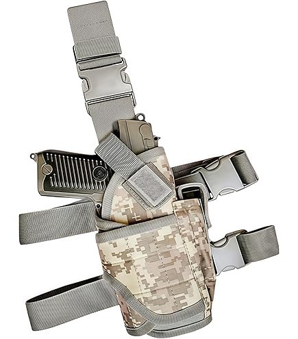 Piattaforma Tattica MOLLE A Goccia Per Coscia – Regolabile, Nylon 1000D, Per Fondina E Accessori Da Caccia E Tiro