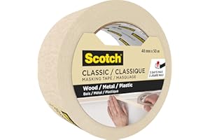 ScotchBlue 7100210868 Classic Scotch Abdeckband, Beiges, 48mm x 50m