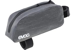 EVOC TOP TUBE PACK WP, lekkie akcesorium rowerowe (idealna torba na ramę roweru, wszechstronna torba rowerowa, wymiary: 20 x 5 x 8,5 cm, waga: 70, pojemność: 0,8 l), Carbon Grey
