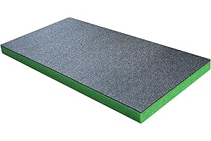 Shadow Foam Medium Sheet - 1000mm x 500mm | Schneiden und Abziehen Schaumstoff für Werkzeugkasten-Organisation (50mm, Grün)