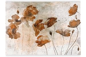 murando - Carta da Parati Adesiva Papavero 441x315 cm Fotomurali Adesivi Murali Rivestimento Parete Moderna per Pareti Adesiva Muro Decorativo Fotomurale Soggiorno Fiori Natura come dipinto