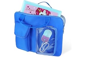 Annmore Sacoche d'ordinateur Portable compatible avec Lexibook Ordinateur Éducatif Bilingue, compatible avec VTech - Storio Max XL 2.0