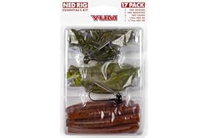 YUM LURES YUM Ned Rig Bass Leurre de pêche Kit Essentiel