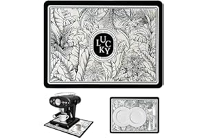 XYUAYAMZ Alfombrilla Escurreplatos, Alfombrilla Cocina para Cafeteras, Alfombrilla Antideslizante para Cafetera, Alfombrilla Escurreplatos Super Absorbente, 400x300 mm, Negro