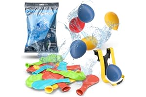 Wasserbomben/Wasserballon Set mit 1000x Wasser Ballons & 1x Schleuder für Kinder & Erwachsene - Wasser Luftballons in bunten Farben