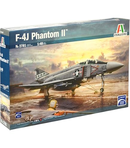 Tamiya F-4B Phantom II 1/48 – Kit Maquette Plastique à Monter (61121)