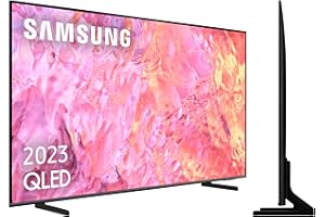 SAMSUNG Téléviseur Intelligent QLED 2023 4K 65Q64C 65 Pouces avec Volume Couleur à 100 %, Quantum HDR10+, Multi View, Q-Symphony et Mode de Jeu panoramique avec Game Bar 2.0.