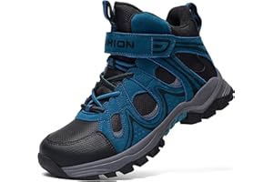 ASHION Enfant Chaussures Randonnée Bottes Hiver Garçon Fille Chaude Bottes de Neige