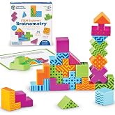 Learning Resources STEM Explorers Brainometry - 3d Puzzle, Brain Games, Brainteaser, Building Logic Toys, Gifts For Boys and 