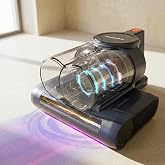 DOMESTICA Dustro Bed Vacuum Cleaner for Home | 13 KPA Suction, Smart Dust Sensor for Mattress, Sofa | Ultrasonic Waves, UV-C 