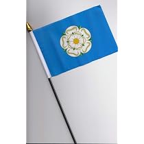 Yorkshire Rose England Flagge – Premium Qualität, 153 X 91 Cm