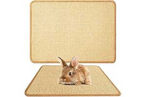 ONCPCARE 1 Alfombrilla Natural para rascar Conejo, Garras y Dientes para el Cuidado de los Dientes, para jaulas, Juguetes masticables para Conejos, Jaula de Mascotas, Ropa de Cama para morder y Dormir