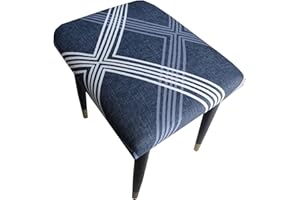 ZZDZW Heces Cubre De Silla Protectora Fundas Elásticas Fundas Rectángulo para Taburetes Funda para Taburete De Comedor De Campo para Sillas De Oficina Comedor Lavable (Color : #11, Size : 1p)