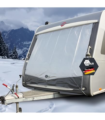 Telo Copriroulotte Euro Trail 85 751 – Dimensioni 450-500 X 250 X 220 Cm, In Poliestere Traspirante E Idrorepellente
