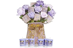 thegiftbox Candle Bouquet Gifts for Women Gifts for Mum Ladies Luxury Gifts for Birthday Christmas Gifts (VelvetRose)