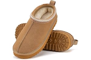 Mishansha Chaussons Femme Pantoufles Confortable Chic Chaude Hiver Slippers Chaussures et Intérieur Extérieur,avec Doublure en Fourrure,36-43