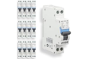 POPP® Interruptor Automático Magnetotérmico estrecho serie DPN MSN8 gama Doméstica CURVA C corte 4500A DPN 6A,10A,16A,20A,25A,32A,40A Pack 6,12 (Pack 12, 10A)