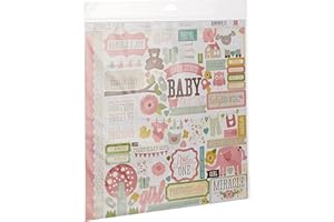 ECHO PARK PAPER Bundle of Joy Girl Collection Kit 12"X12"-