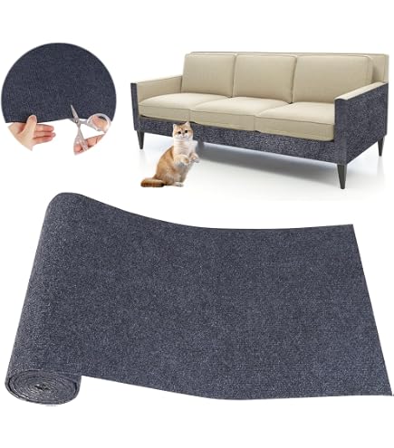 Tappetino Tiragraffi Per Gatti 180x40 Cm - Extra Large, Per Parete, Divano, Mobili, In Polipropilene Resistente