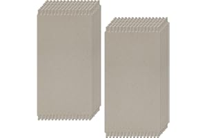 Pajean 16 Pack Cardboard Weaving Looms Notched Cardboard Looms for Weaving Wide Card Loom Weaving Boards for Weaving Loom Tools Accessories for Knitting Adults Sewing, Gray(6-1/2 x 13 Inch)