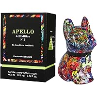jean-pierre sand - apello - eau de parfum 75 ml - perfume for women in a collectors bottle ideal as a gift - womens perfume in a bulldog bottle art edition n 1
