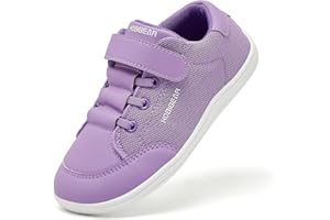 HOBIBEAR Kids Calzado Descalzo Ancho para niños niñas Outdoor Trail Running Walking Ligeras Flexibles de Trail Shoes
