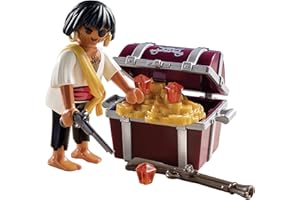 PLAYMOBIL 9358 Pirat mit Schatzkiste