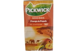 Pickwick Tee Rooibos Tee with Mango & Peach, 20 Tea Bags